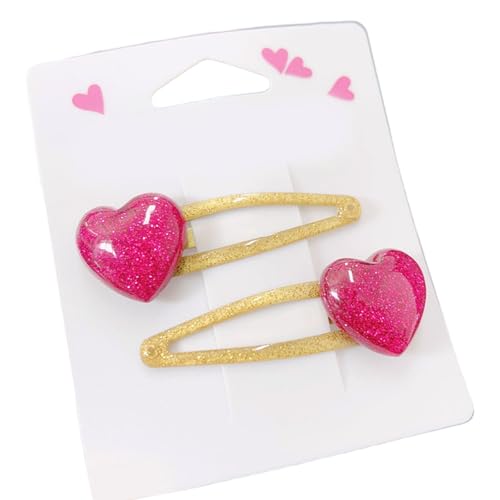 凝った星のヘアクリップ素敵なハートクリップキラキラヘアピンバレットヘアピン2000Sトレンドカラフルなピン