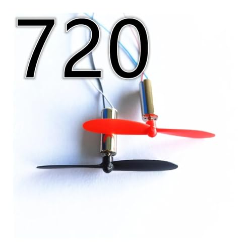 Moteur 714 sans noyau 3.7V lot de 2 pour mini drone et hélicoptère RC