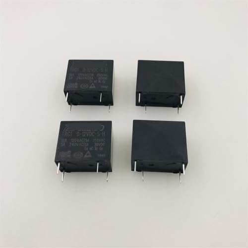 Relais TRG1D-24VDC-SH de 4 broches et puissance 5A pour circuits imprimés - Lot de 10 pièces