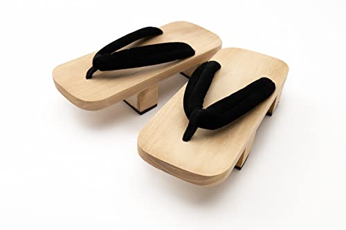 Image of Japanese Shoes Geta Wooden Clogs with Tabi Socks for Men Women