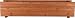Pennington Décor Matthews Window Box, 30"/Medium, Heartwood