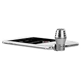 Movo MA200 Omni-Directional Calibrated TRRS Condenser Microphone for Apple iPhone, iPod Touch, iPad (Silver)