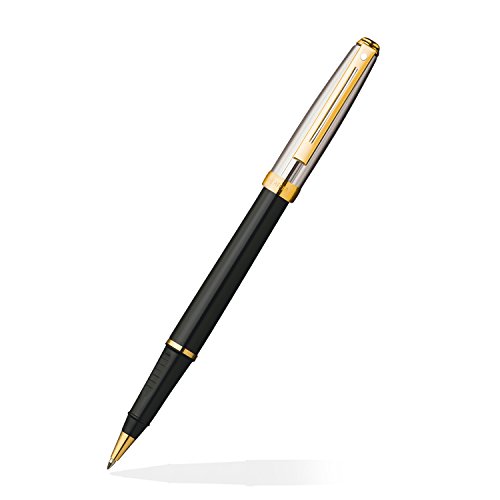 Sheaffer Prelude Black Onyx Lacquer Ballpoint Pen with Chased Palladium Cap & 22KT Gold-Plated Trim product thumbnail 8