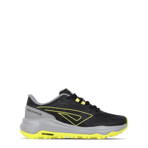 Image of Karrimor Tempo Trail Boys Trainers Black/Yellow 4 UK Child
