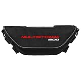 Borsa sella portautensili per telaio Kit Accessori Moto Porta Attrezzi Per DUCATI MULTISTRADA 1200/1200S, Borse Navigazione, Borsa Portaoggetti Impermeabile(Nero 2)
