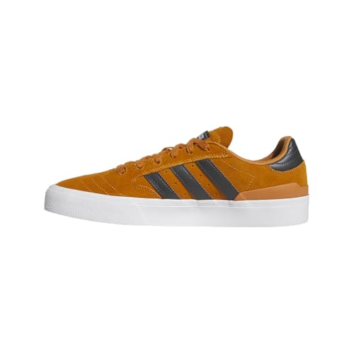 adidas RUSORA/Carbon/FTWWHT Men's Busenitz Vulc II Rustic orangeCarbon/FTWR White 10.5 US, Wide