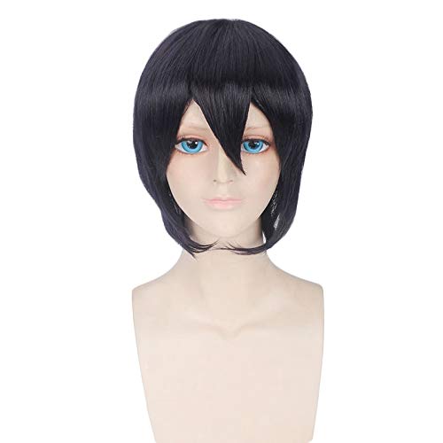 Anime Free! Nanase Haruka Black Short Cosplay Costume Heat Resistant Synthetic Hair Men Women Cosplay Wigs