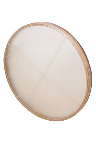 DOBANI Tunable Goatskin Head Wooden Frame Drum w/Beater, 38 x 2.25 Inches