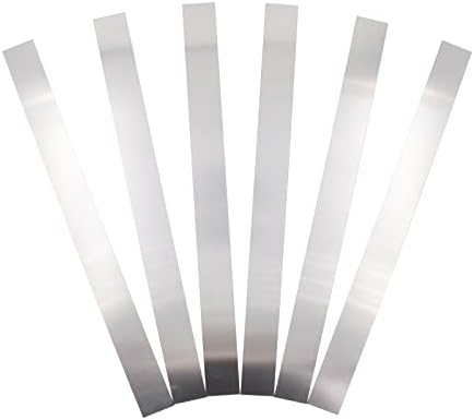 Edelstahlbleche 304 - 2 Stück 500mm X 12mm X 3mm - Flachstangen Für Heimwerker
