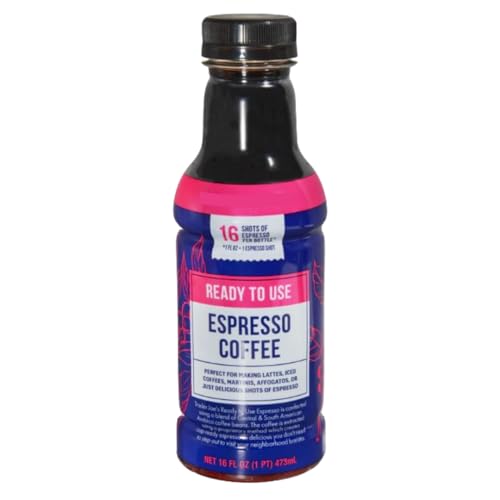 Ready to Use Espresso Coffee, 16 Shots of Espresso per Bottle 16 fl oz 91 PT) 473mL