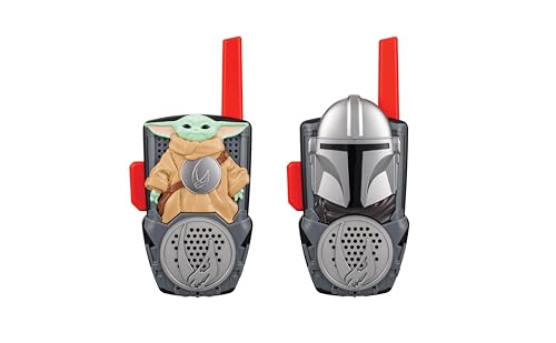 Image of eKids Walkie Talkies for Kids, Static Free Indoor and Outdoor Toys for Kids (The Mandalorian)