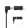 USB C Dash Cam Cable for Rove R2-4K, 11.5 ft Power Cord for REDTIGER Car Dashboard Camera, with Mini USB Adapter