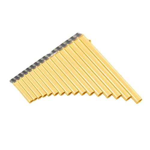 Pan Flute Instrument 16/18 Pipe Pan Flute G-G3 Key Pan Pipes ABS Panpipes Chinese Traditional Woodwind Instrument With Carry Bag(18 D)