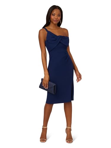 Image of Adrianna Papell Knit Crepe Short Dress