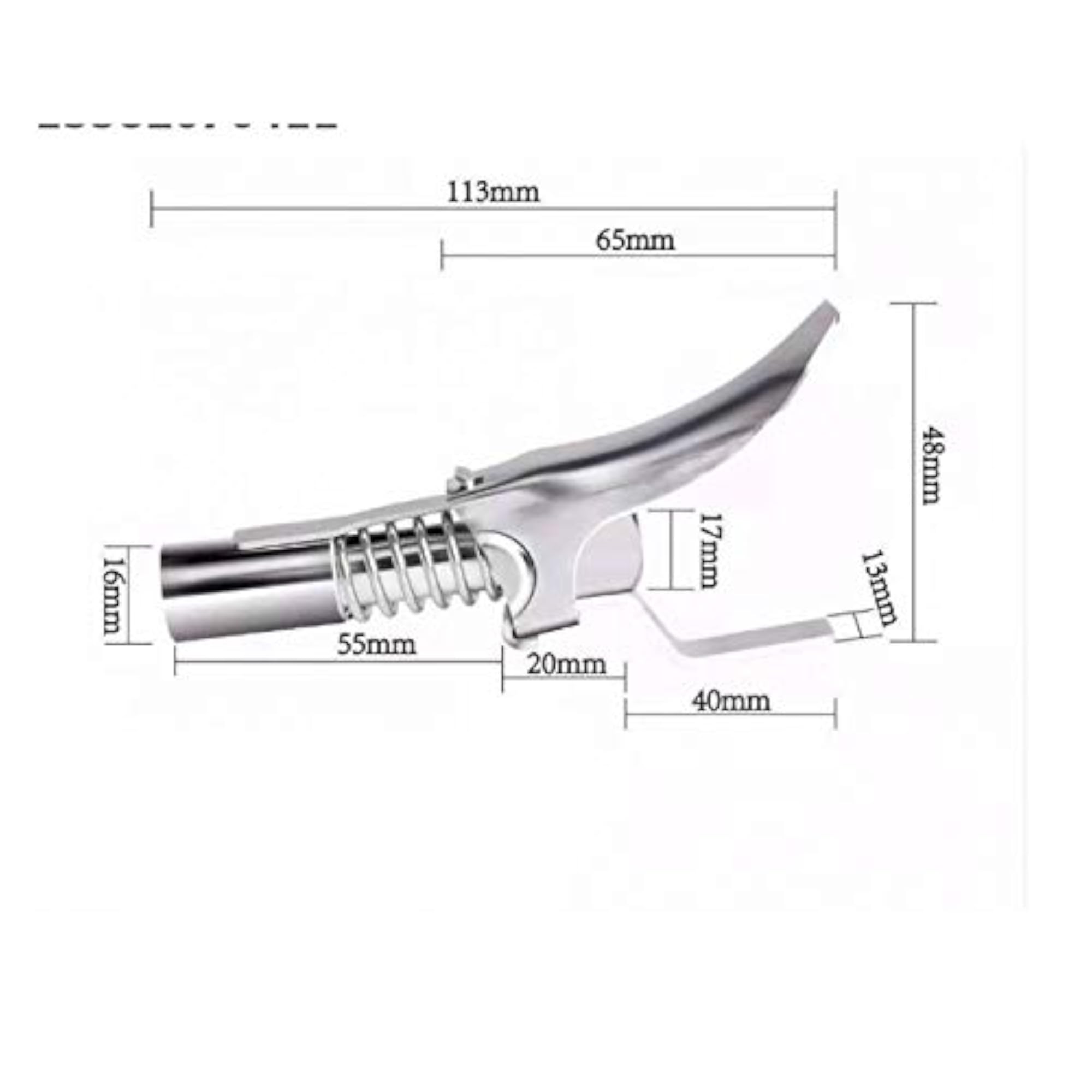 Lock On Grease Gun G Coupler Quick Release Coupling, 1/8" NPT