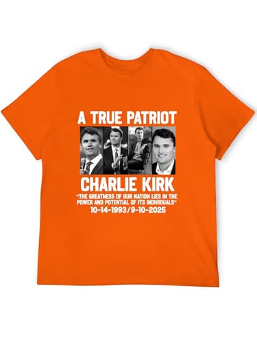 T-Shirts for Men Charlie Kirk Short Sleeve Shirt Women Shirts4