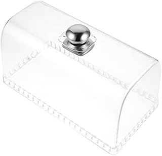 Yardwe Cake Stand Cover Plastic Dessert Cake Cover Dome Square Food Tent Cover Protector Cake Snack Display Cover (without Tray)