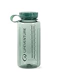 Lifeventure 1 Litre Tritan Flask for Hiking, Camping, Outdoor Sports, Made From BPA-Free Material, Leak-Proof, Screw-Top Lid, With Side Volume Measurements
