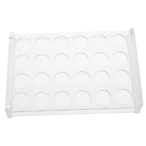 FUNOMOCYA Vial Holder Test Tube Holder for Laboratory Tubes Rack Holder Rack Laboratory Tube Rack Test Tube Storage Organizer Rack for Tube Test Tube Storage Holder Tubes Holder Acrylic