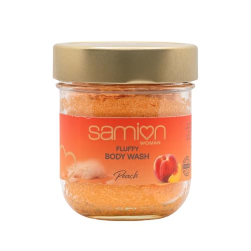 Fluffy body wash peach