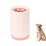 【Diseño único 2 en 1】 El limpiador se puede usar como una taza para limpiar las patas cuando las cerdas de silicona están adentro , Las cerdas de silicona suave pueden eliminar el barro, la arena, el hielo y las bacterias dañinas de los pies de su perro sin causar molestias. debe usarse como cepillo para mascotas para bañarse y arreglarse cuando las cerdas de silicona estén afuera, manteniendo a su perro saludable.