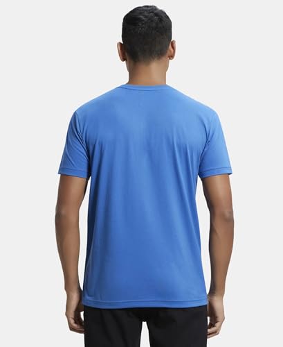 Image of Jockey 2726 Men's Super Combed Cotton Rich Solid V Neck Half Sleeve T-Shirt