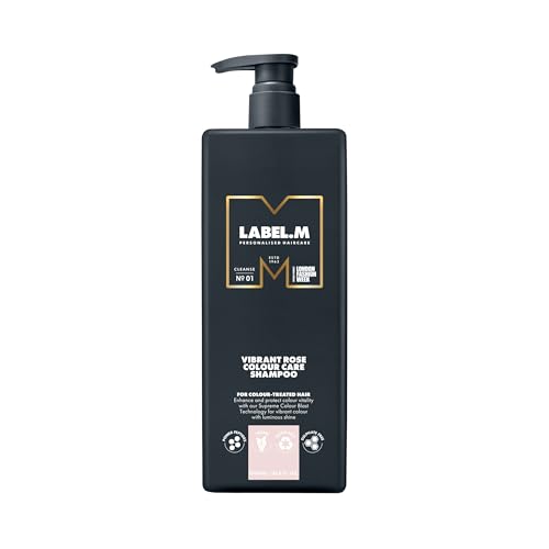 LABEL.M Vibrant Rose Colour Care Shampoo 1000ml – With Recyclable Pump