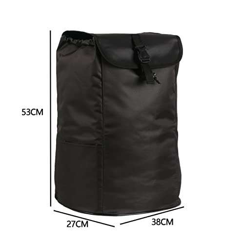Bolsa de compras impermeable – Bolsa de repuesto de tela Oxford reutilizable de 54 L, almacenamiento portátil de gran capacidad, ideal para compras y almacenamiento