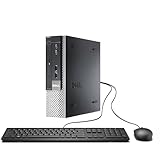 Dell OptiPlex 9020 SFF Desktop PC, Intel Core i5-4590, 8 GB RAM, 256 GB SSD, WiFi, Bluetooth, tastiera US QWERTY Windows, 11 Pro (ricondizionato)