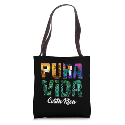 Bolso tote de viaje Pura Vida Costa Rica Souvenir - Cool Central America Travel Tote Bag
