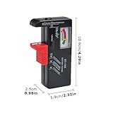 Universal Battery Tester, Digital Battery Checker for AAA AA C D 9V, Universal Household Battery Checker, No Batteries Required - Image 2