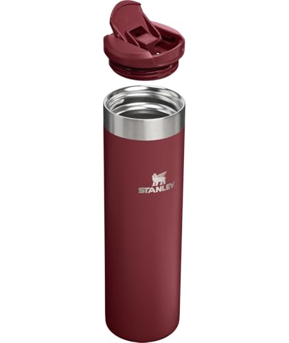 Image of Stanley AeroLight Transit Bottle 20 oz | Locking Drink Through Lid | Leak Resistant Water Bottle or Coffee Travel Mug | Lightweight Insulated Stainless Steel | BPA-Free | Cranberry