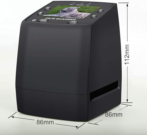 digitnow 135 film negative scanner high resolution slide viewerconvert 35mm film ampslide to digital jpeg save into sd card with slide mounts feeder no computersoftware required
