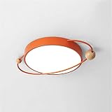 Chandeliers, Estudio de Dormitorio LED LED de 54 cm Colores de Estrellas de la habitación para niños y 3 tamaños de Techo Redondo, Hierro Fundido+Madera de Goma+Material acrílico Chan Moderno (C, 74