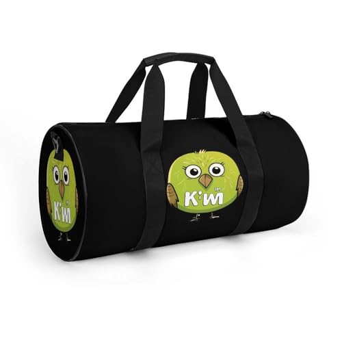 Funny Kiwi Bird Gym Bag Lightweight Carry On Duffel Bag Athletic Sports Travel Bag Weekender Bag for Men Women 7