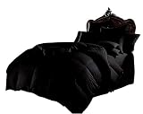 Glamour Bedding 800 TC 100% Egyptian Cotton 300 GSM Goose Down Alternative Microfiber 7 PC Comforter