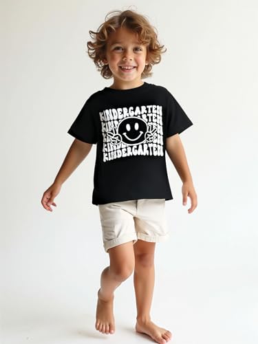 Image of Unique Baby Boys Kindergarten Vibes Only Back to School T Shirt