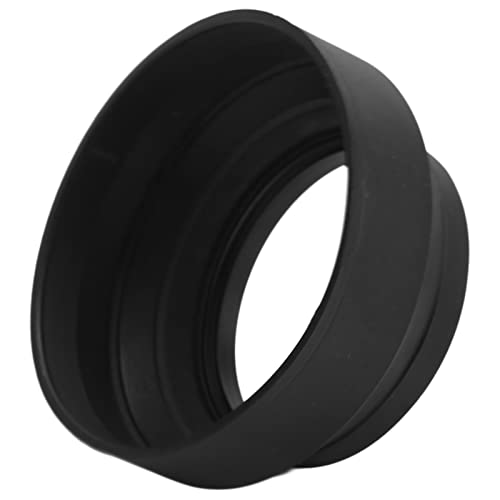 Bonbela Pare-Soleil 3 en 1 Pare-Soleil Pliable Universel pour Appareil Photo Pare-Soleil Pliable avec 3 États Réglables Différents (77mm)