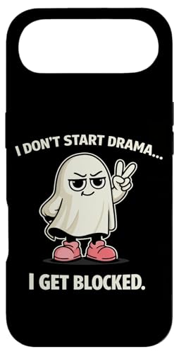 Don't Start Drama, I Get Blocked �ʔ����S�[�X�g���[���A�f�U�C�� �X�}�z�P�[�X iPhone Air �p