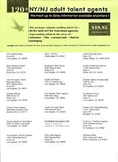 200+ TV Casting Director Movie Auditions Mailing Labels NY NJ CT PA Updated Daily