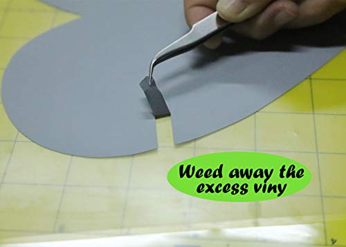FUNKAKA Reflective Heat Transfer Vinyl Light Gray HTV Roll, 12" x 40ft Reflective Iron on Vinyl for All Cutter Machine, Reflective HTV Vinyl for T-Shirts Easy to Cut & Weed for Heat Vinyl DIY Design by FUNKAKA - Image 3