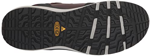 Keen Utility Men's Red Hook Mid Height Soft Toe Waterproof Warehouse Work Boots, Tobacco/Black, 10.5 #TOP3