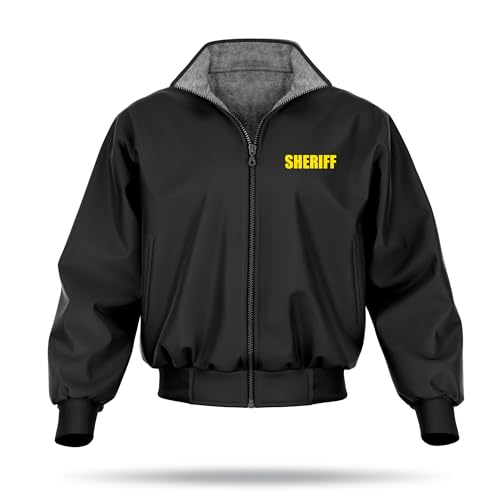SHERIFF Guardian Jacket - Micro-Fleece Winter Jacket - 100% Taslon Nylon Shell for Superior Warmth & Comfort