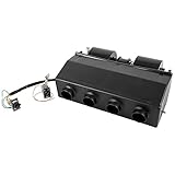 Custom Fit Under Dash Add On AC A/C Evaporator 12v 8.5A w/ 4 Vents, 3 Speeds, 390 CFM, 3300 Kcal/hr, 400x330x145mm - BuyAutoParts 63-20018N NEW