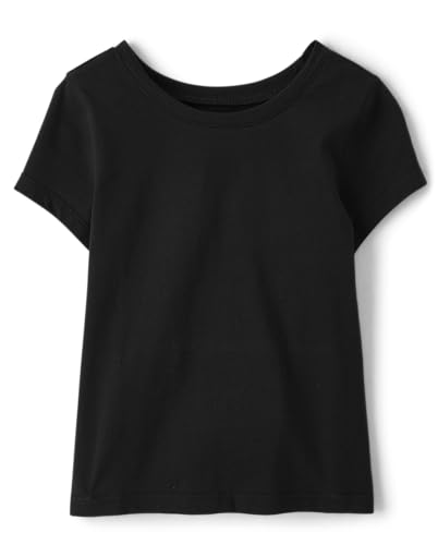 Image of The Children's Place Baby Girls' and Toddler Basic Short Sleeve Layering T-Shirts