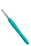 Mdoker Size I/9(5.5mm) Crochet Hook,Extra Long Crochet Hooks for Arthritic Hands,Ergonomic Grip Soft Handles for Beginners and Experiecced Crochet Lover,Comfortable/Easy to Use