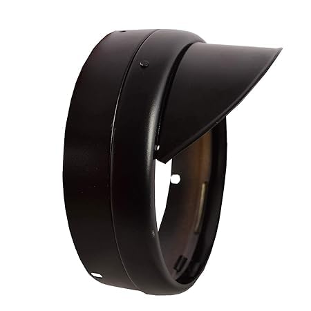Metal Headlight Ring and Cap Set, Black, For RE Classic, Electra, Standard 350/500 cc - Image 2 thumbnail
