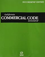 California Commercial Code Annotated, 2019 ed. 0314694285 Book Cover
