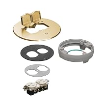 Arlington FLB6230MBLR Brass Cover Kit with Leveling Ring 6-Inch
