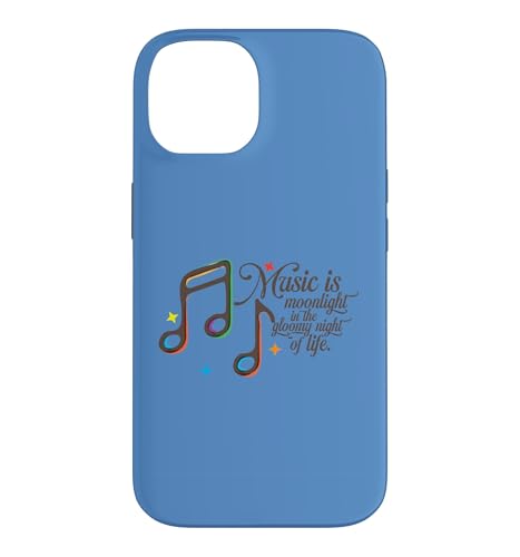 Music Is Moonlight In The Gloomy Night Of Life ���g�� �X�}�z�P�[�X iPhone 14 �p